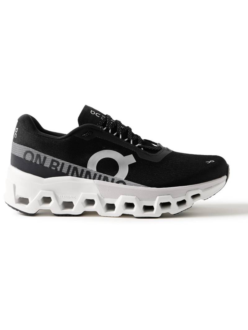 ON - Cloudmonster 2 Rubber-Trimmed Mesh Running Sneakers - Men - Black - US 12 von ON