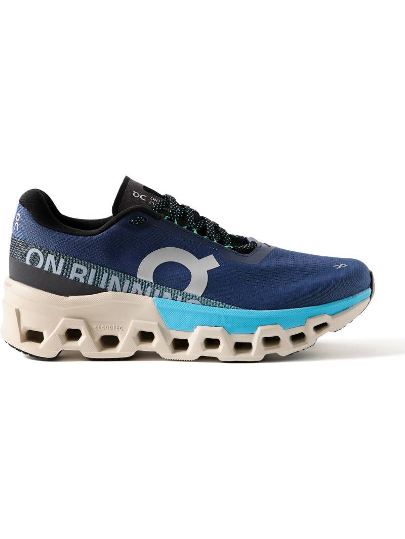 ON - Cloudmonster 2 Rubber-Trimmed Mesh Running Sneakers - Men - Blue - US 8.5 von ON