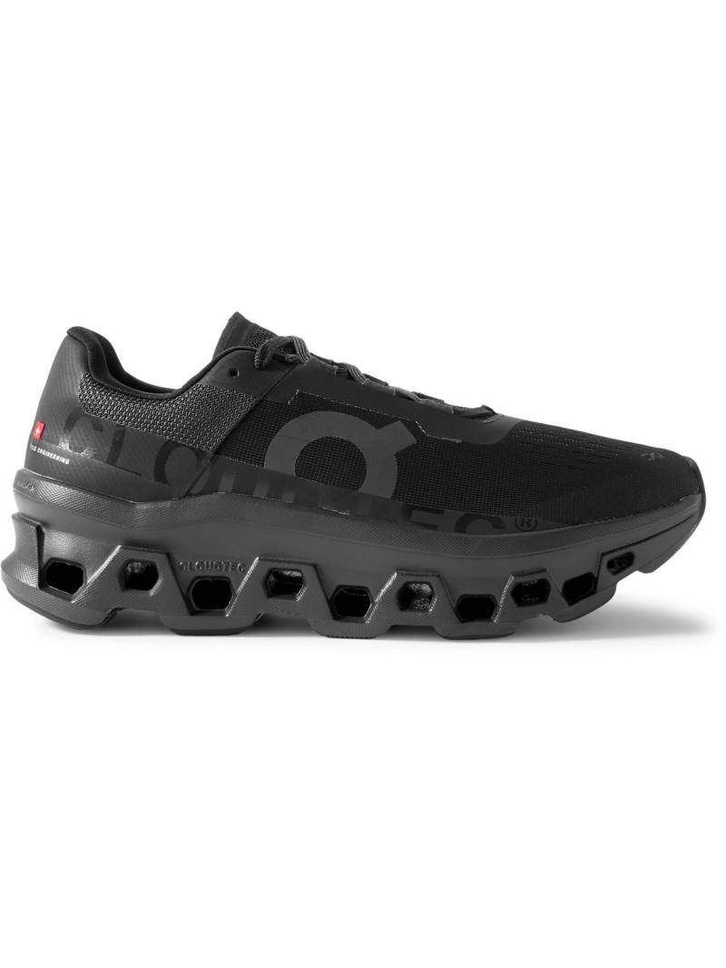 ON - Cloudmonster Rubber-Trimmed Mesh Running Sneakers - Men - Black - US 12.5 von ON