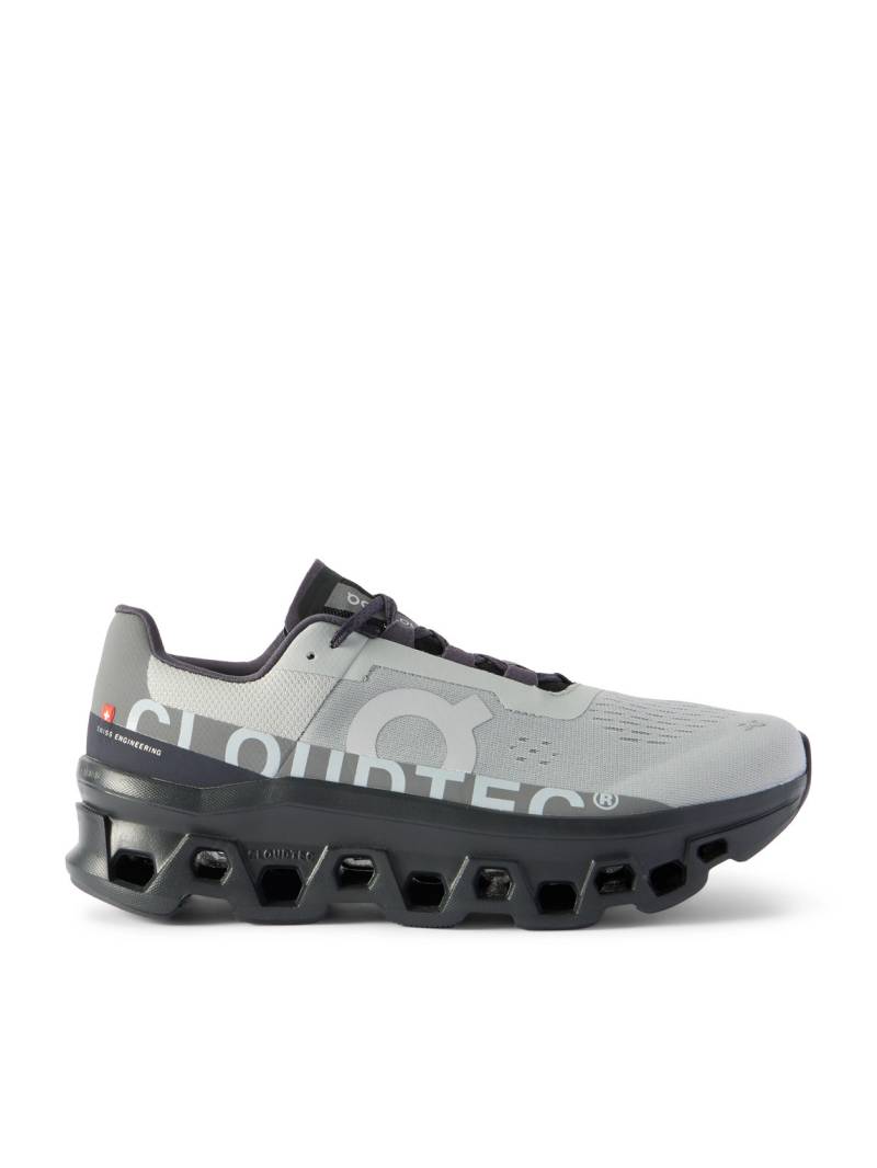 ON - Cloudmonster Rubber-Trimmed Mesh Running Sneakers - Men - Gray - US 10.5 von ON