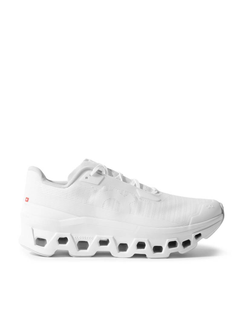 ON - Cloudmonster Void Rubber-Trimmed Mesh Running Sneakers - Men - White - US 11.5 von ON