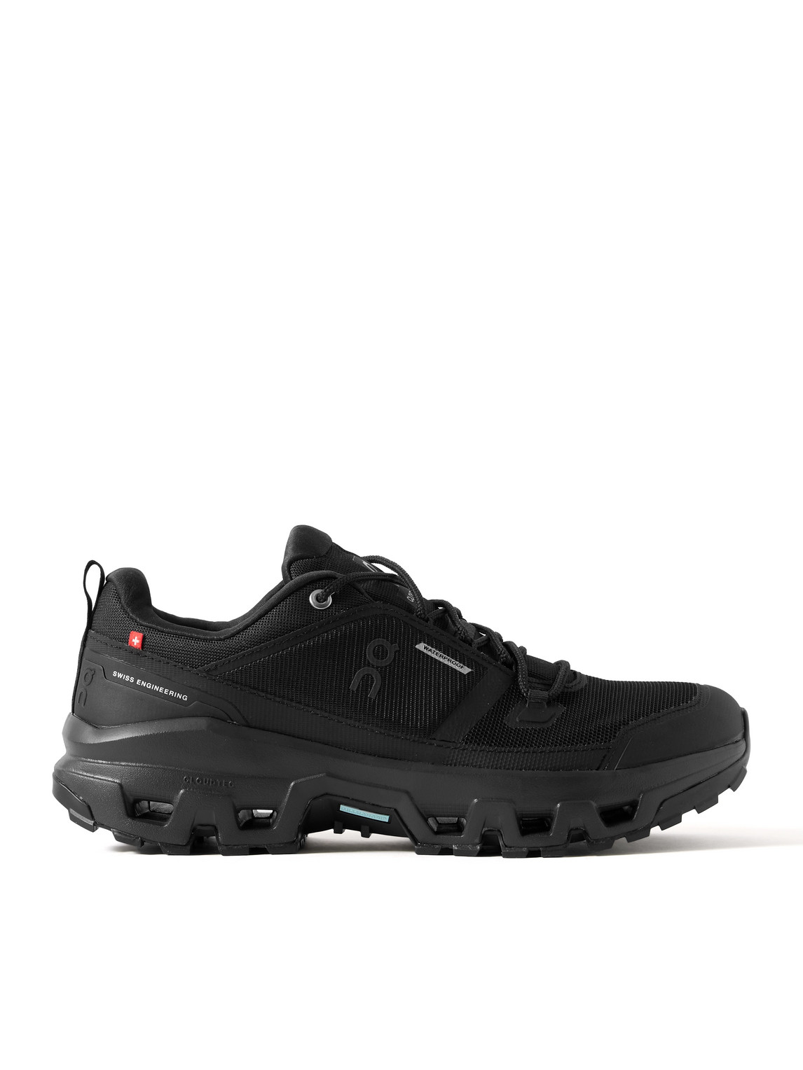 ON - Cloudrock Rubber-Trimmed Mesh Trail Sneakers - Men - Black - US 10 von ON