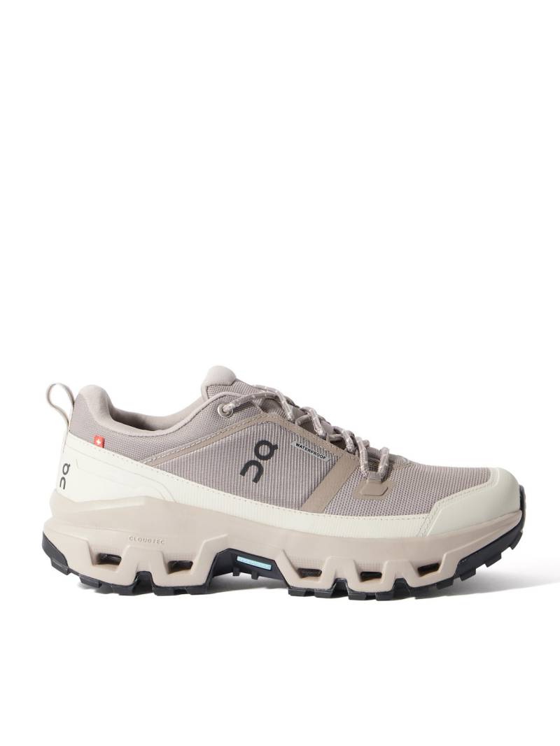 ON - Cloudrock Rubber-Trimmed Mesh Trail Sneakers - Men - Brown - US 11.5 von ON