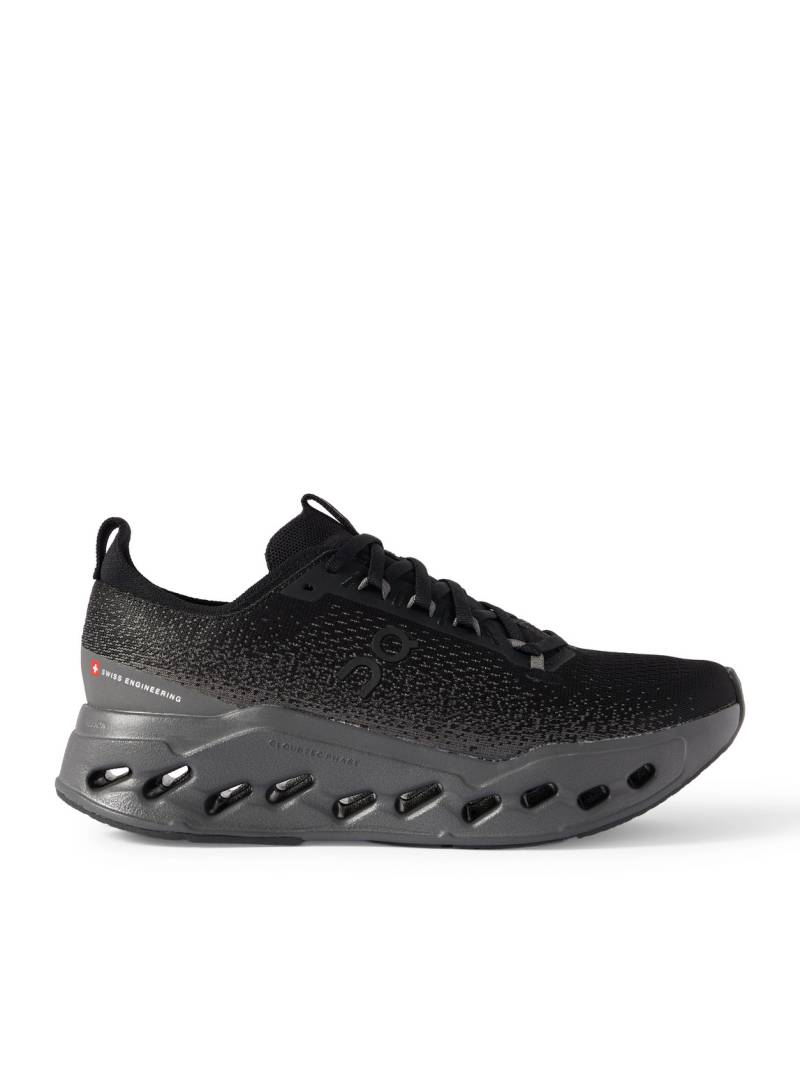ON - Cloudsurfer Max Rubber-Trimmed Mesh Sneakers - Men - Black - US 10 von ON