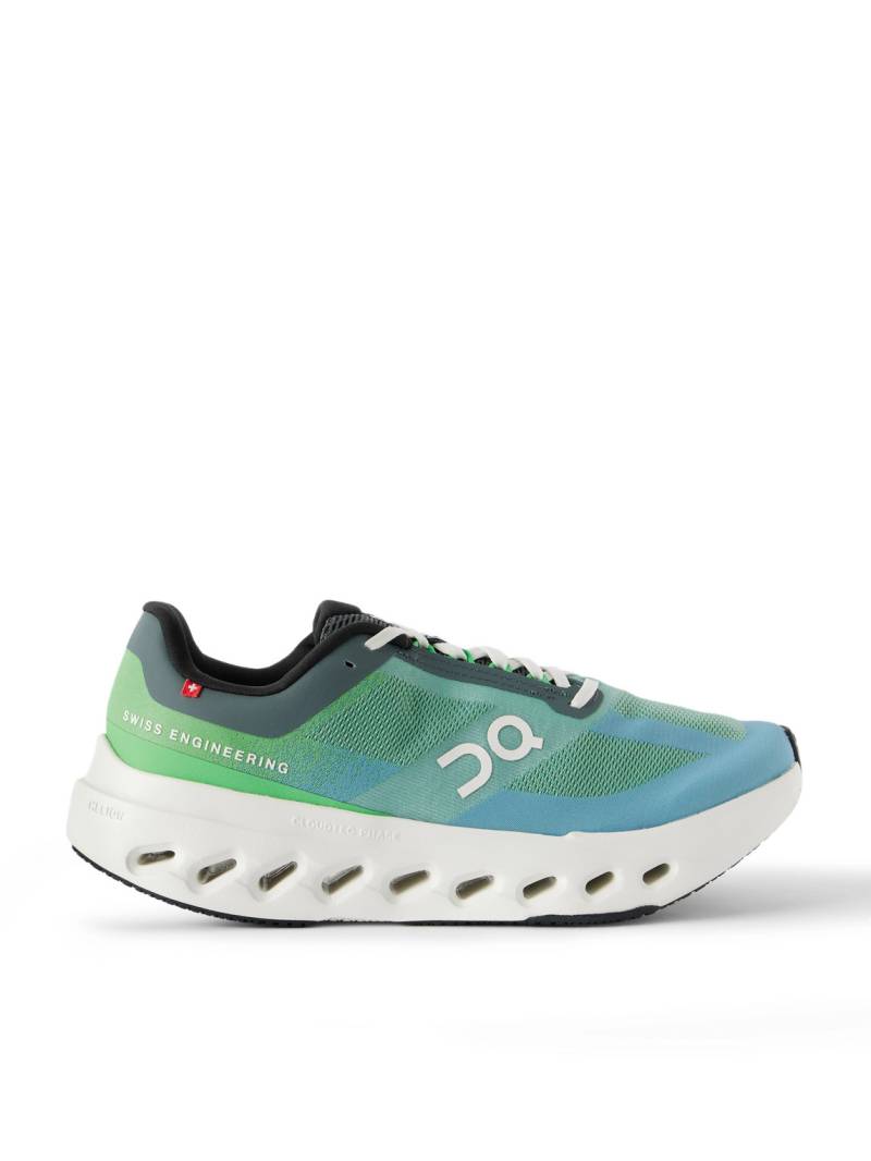 ON - Cloudsurfer Next Rubber-Trimmed Mesh Running Sneakers - Men - Green - US 10 von ON