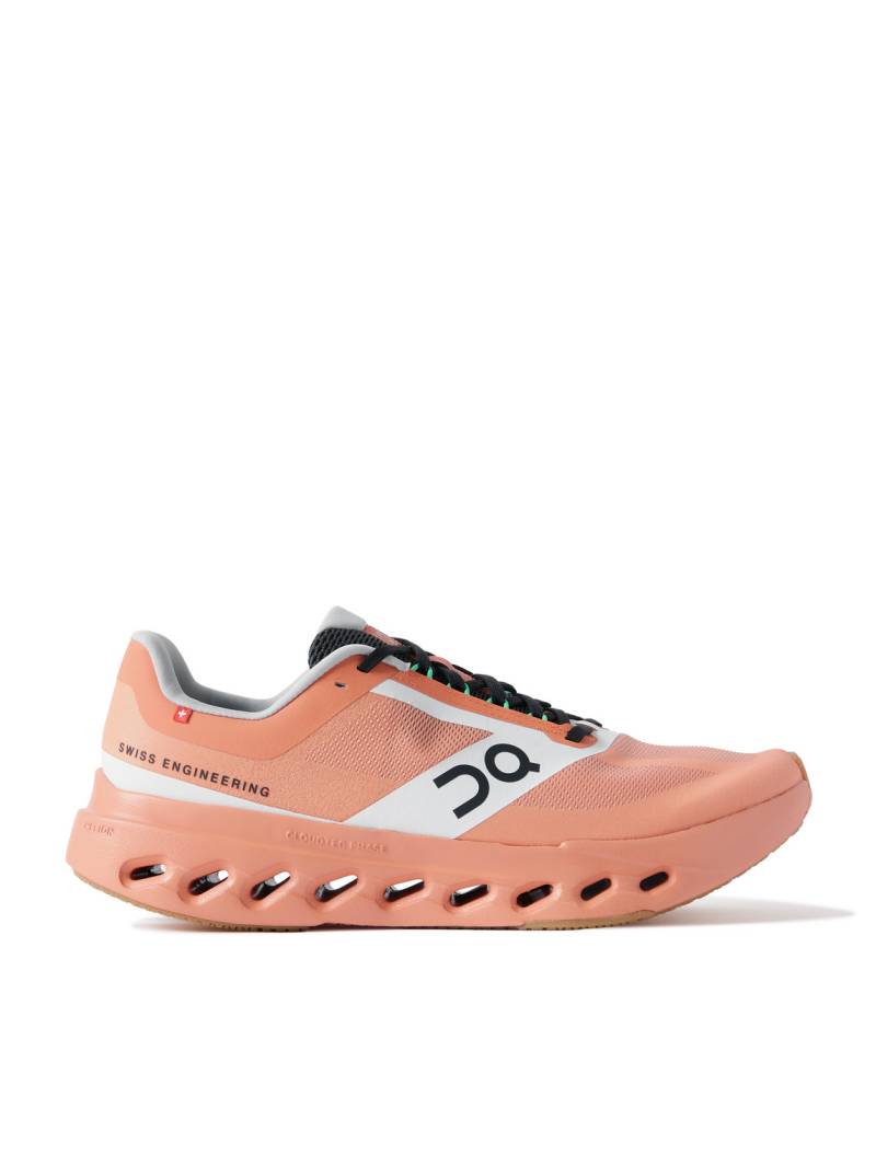 ON - Cloudsurfer Next Z5 Rubber-Trimmed Recycled-Mesh Sneakers - Men - Orange - US 8 von ON
