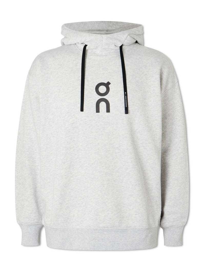 ON - Club Logo-Print Organic Cotton-Blend Jersey Hoodie - Men - Gray - XS ON - Club Logo-Print Organic Cotton-Blend Jersey Hoodie - Men - Gray - XS von ON