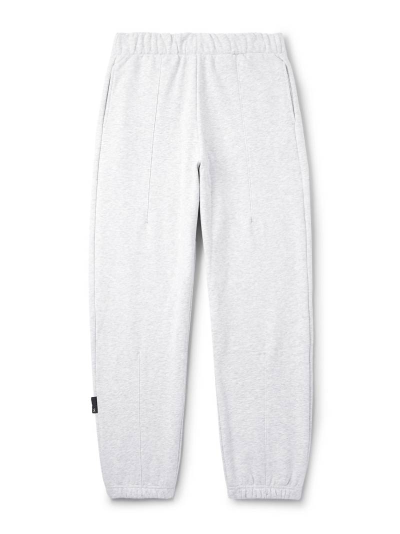 ON - Club Tapered Organic Cotton-Blend Jersey Sweatpants - Men - Gray - XXL von ON