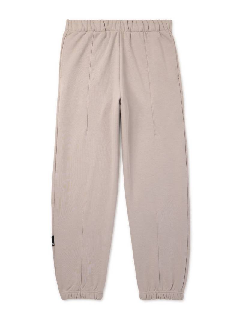 ON - Club Tapered Organic Cotton-Blend Jersey Sweatpants - Men - Neutrals - L von ON