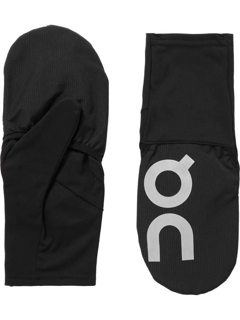 ON - Convertible Logo-Print Stretch-Jersey and Ripstop Gloves - Men - Black - S von ON