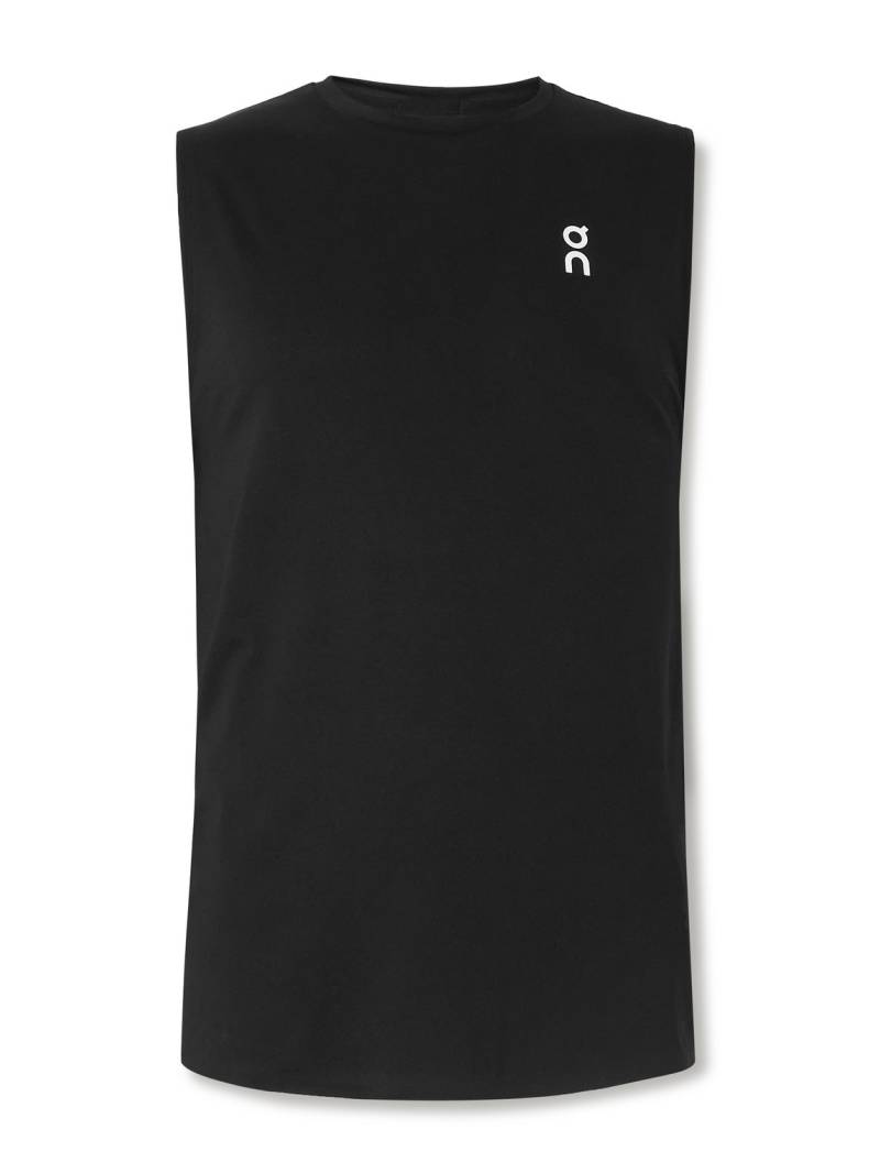 ON - Court Logo-Print Recycled Stretch-Jersey Tennis Tank Top - Men - Black - XS ON - Court Logo-Print Recycled Stretch-Jersey Tennis Tank Top - Men - Black - XS von ON