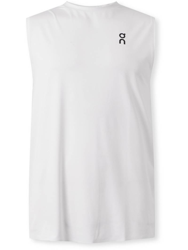 ON - Court Logo-Print Stretch Recycled-Mesh Tank Top - Men - White - XS von ON