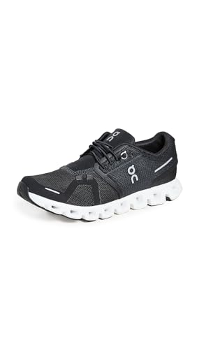 On-Women's Damen Cloud 5 Sneaker Running Shoes, Schwarz/Weiß, 37 EU von On