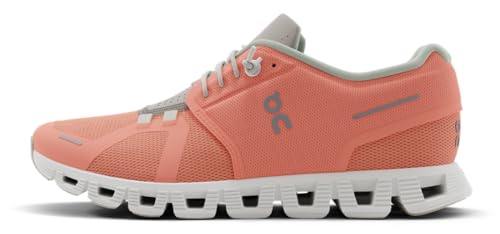 ON Damen Cloud 5 Synthetic Textile Flamingo Pearl Trainer 37 EU von ON