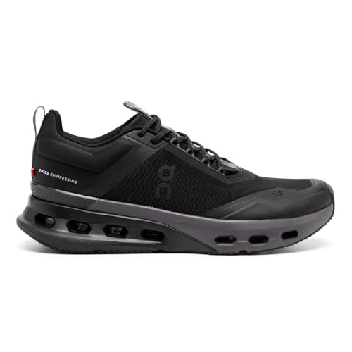 ON Herren Cloudnova X Textile Synthetic Black Eclps Trainer 42.5 EU von On