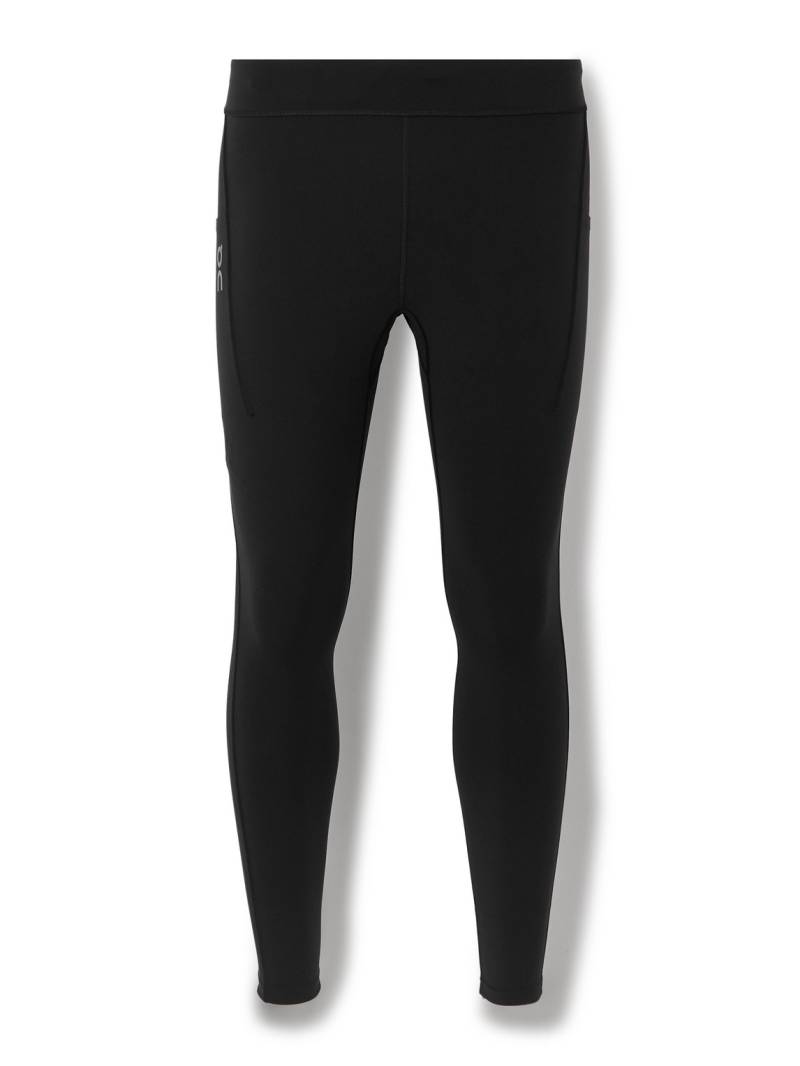 ON - Logo-Print Recycled Running Tights - Men - Black - M von ON
