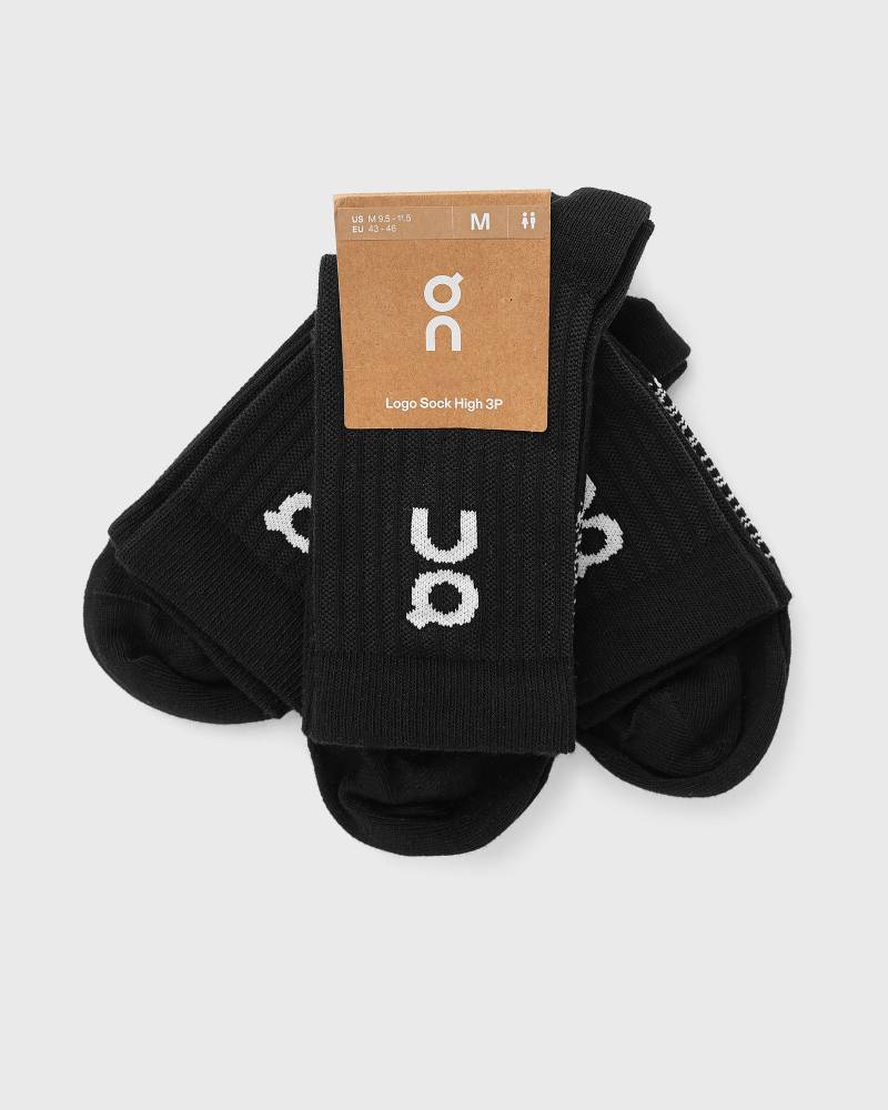 ON Logo Sock High 3P men Socks black in Größe:S ON Logo Sock High 3P men Socks black in Größe:S von ON