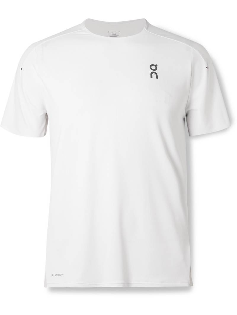 ON - Performance Stretch Recycled DryTec™ and Mesh T-Shirt - Men - White - M von ON