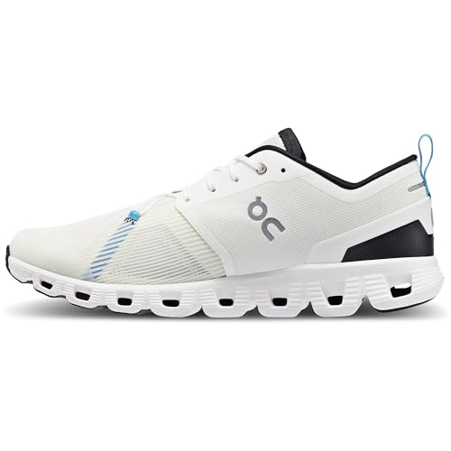 ON Running Cloud X 3 Shift Sneaker Trainer Schuhe (undyed White/Black, EU Schuhgrößensystem, Erwachsene, Numerisch, M, 45) von ON