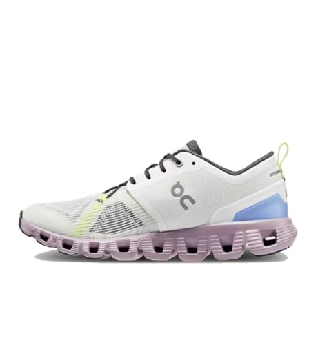 ON Running Cloud X 3 Shift Women Sneaker Trainer Schuhe (undyed White/Heron, EU Schuhgrößensystem, Erwachsene, Numerisch, M, 42) von ON