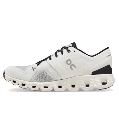 ON Running Cloud X 3 Women Sneaker Trainer Schuhe (White/Black, EU Schuhgrößensystem, Erwachsene, Numerisch, M, 40) von ON