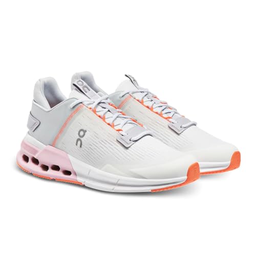 ON Running Cloudnova Flux Women Sneaker Trainer Schuhe (White/Zephyr, EU Schuhgrößensystem, Erwachsene, Numerisch, M, 41) von ON