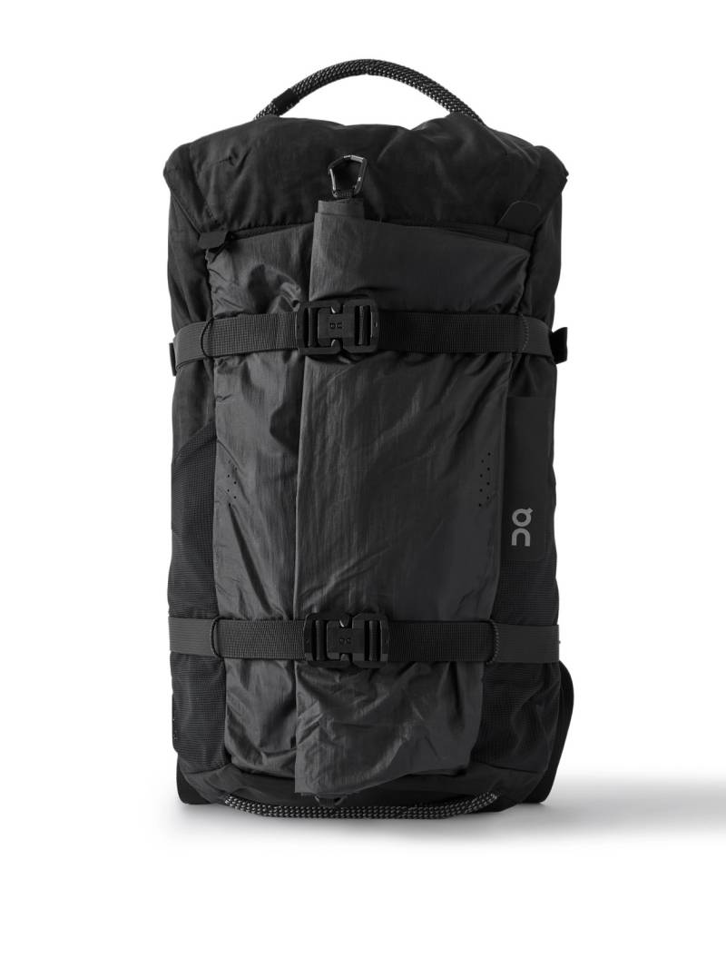 ON - Speed Pack Elite Mesh-Trimmed Shell and Canvas Backpack - Men - Black von ON