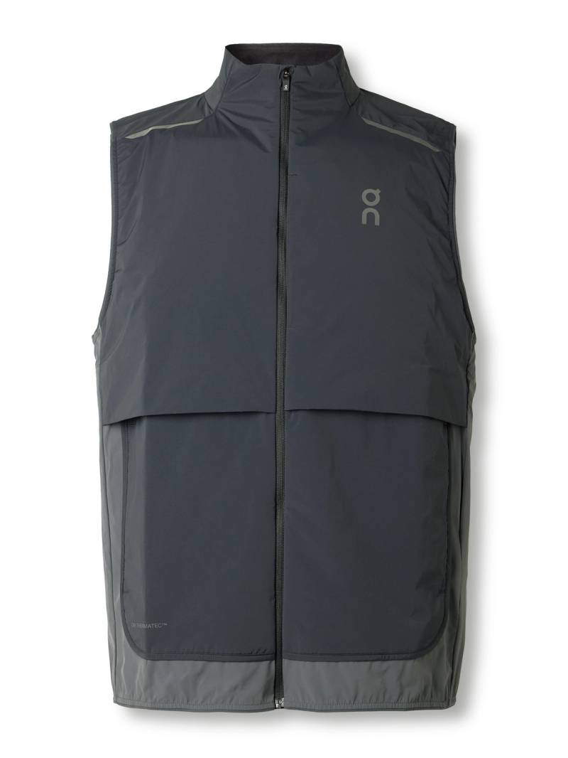 ON - Weather Shell Gilet - Men - Gray - XS von ON