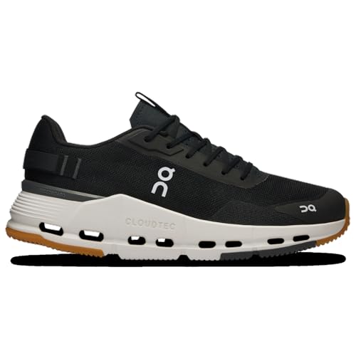 On Cloudnova Form 2 Damen-Sneaker, Schwarz | Elfenbein, 38.5 EU von On