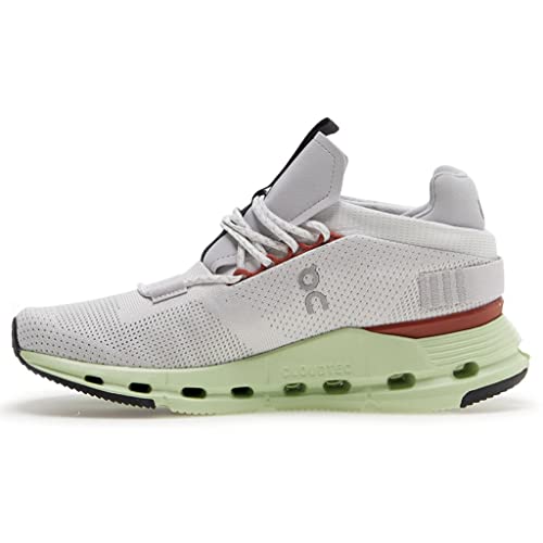 On Herren Cloudnova Textile Synthetic White Limelight Trainer 42.5 EU von ON