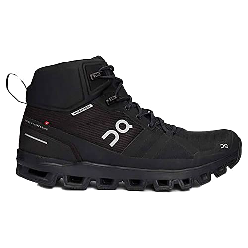 On Running W Cloudrock Waterproof Schwarz, Damen Wanderschuh, Größe EU 38.5 - Farbe All Black von On