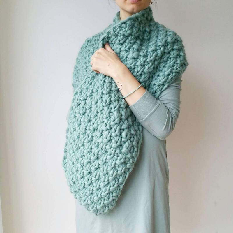 Oversized Strickschal - Schlauchschal Grobstrick Oversized Strickschal - Schlauchschal Grobstrick von ONAbyAgne