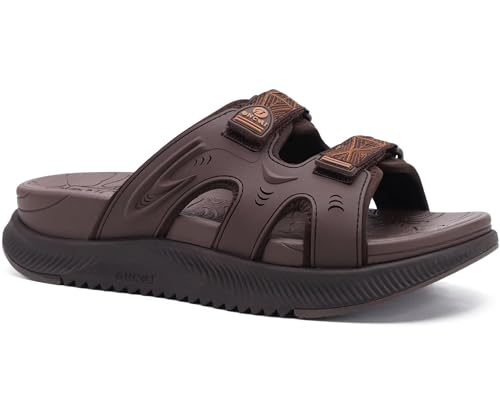 ONCAI Damen Orthotic Sandalen Frauen Erholung Wandern Slides Arch Support Plantar Fasciitis Komfort Orthopädische Soft Cushion Sommer Einstellbare Sandalias,Braun Größe 36 ONCAI Damen Orthotic Sandalen Frauen Erholung Wandern Slides Arch Support Plantar Fasciitis Komfort Orthopädische Soft Cushion Sommer Einstellbare Sandalias,Braun Größe 36 von ONCAI