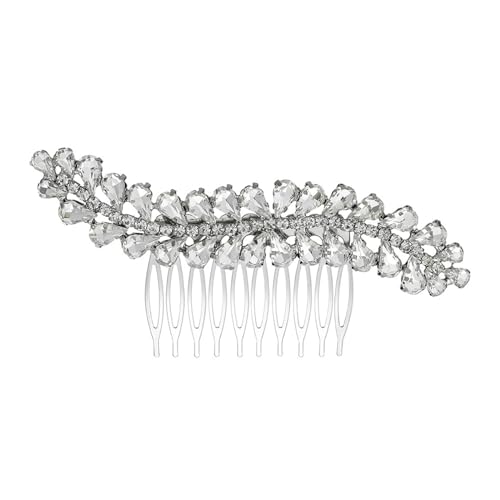 Braut Hochzeit Haarkamm Braut Kopfschmuck Haarstecker Kamm Hochzeit Haar Strass Haarkamm für Frauen und Mädchen von ONDIAN