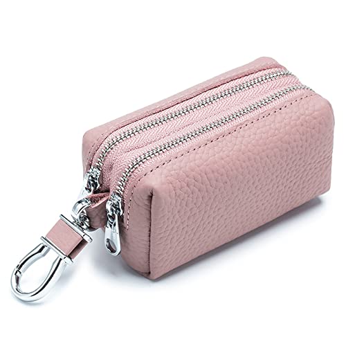 Geldbörse für Damen Schlüsseltasche mit großer Kapazität, doppelte, weiche multifunktionale Kartentasche for Männer und Frauen Kleine Damengeldbörse (Farbe : Pink Purple, Size : 11.5x6.5x5.3cm) von ONDIAN