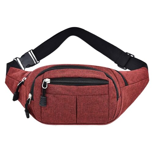 Gürteltasche Leder Lässige Hüfttasche for Herren, Sport-Reise-Hüfttasche Reisesport Wandern (Farbe : Colour 5, Size : 28x10x14cm) von ONDIAN