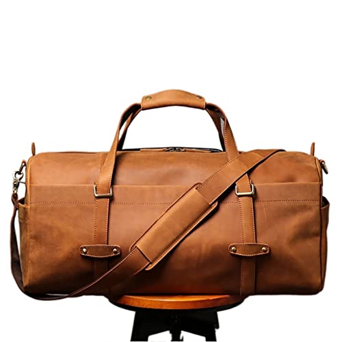 Herren Leder Reisetaschen Handgepäck Tasche Herren Seesäcke Handtasche Lässiges Reisen von ONDIAN