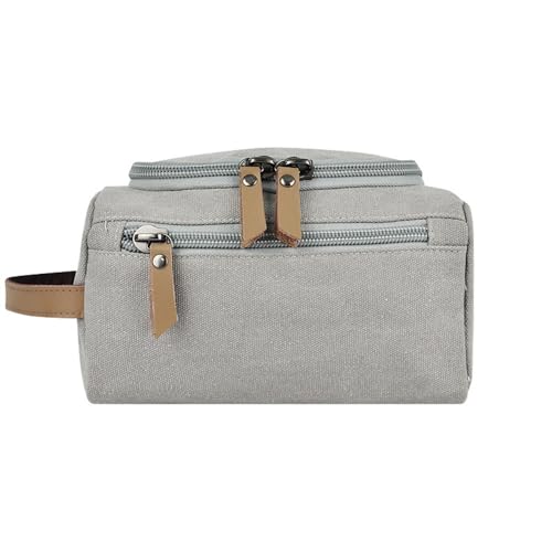 Kulturbeutel Tragbare Business-Kulturtasche aus Segeltuch for Herren, mehrschichtig, for Reisen für Männer, Frauen (Farbe : Colour 2, Size : 24x12.5x16cm) von ONDIAN