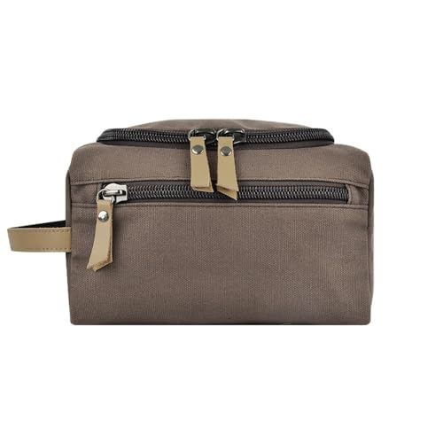 Kulturbeutel Tragbare Business-Kulturtasche aus Segeltuch for Herren, mehrschichtig, for Reisen für Männer, Frauen (Farbe : Colour 3, Size : 24x12.5x16cm) von ONDIAN