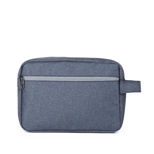 Kulturbeutel Tragbare Kosmetiktasche. Tragbare Reise-Kulturtasche for Herren für Männer, Frauen (Farbe : Blau, Size : 15x21x7.5cm) von ONDIAN