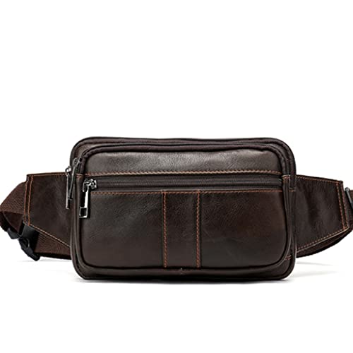 Leder Männliche Taille Pack Fanny Pack Männer Leder Gürtel Taille Taschen Telefon Pack Kleine Brust Messenger für Mann von ONDIAN