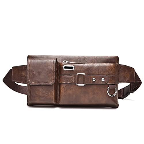 Männer Taille Fanny-Pack Gürtel Bum Tasche Geldbörse Beutel Reise Männlichen PU Leder Kreuz Körper Schulter Messenger Sling Brust Hüfte Taschen von ONDIAN