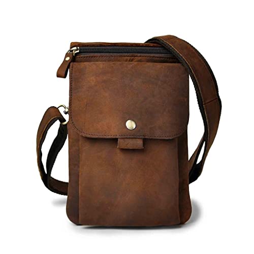 Mode Echte Echtes Leder Männlichen Cross-Body Satchel Messenger Tasche für Männer der Hüfte Bum Beutel Fanny Taille Gürtel Pack von ONDIAN