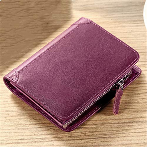 ONDIAN Damen Geldbörse Damen-Geldbörse Mini-Funktions-Kartenetui Reißverschluss-Geldbörse Geldbörse Damen Klein (Farbe : C, Size : 10.6x8.3x2cm) von ONDIAN