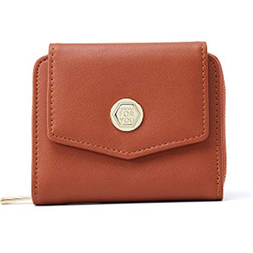 ONDIAN Damen Geldbörse Multifunktions-Mini-Kartenetui, kleine Brieftasche, mehrfarbige Geldbörse Geldbörse Damen Klein (Farbe : A, Size : 11X3X10CM) von ONDIAN