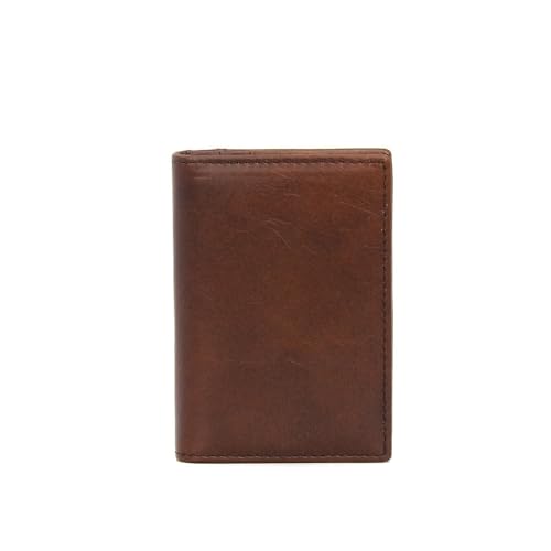 ONDIAN Kreditkartenetui Herren-Kreditkartenetui mit Mehreren Kartenfächern, Visitenkartenetui für Frauen Männer (Farbe : Coffee, Size : 10.8x1.8x7.5cm) von ONDIAN