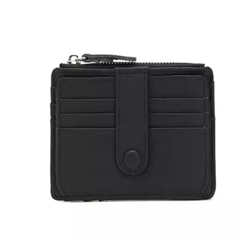 ONDIAN Kreditkartenetui Kompakter Kartenhalter for Führerscheinkarten for Herren und Damen für Frauen Männer (Farbe : Black, Size : 11.8x0.5x9.5cm) von ONDIAN