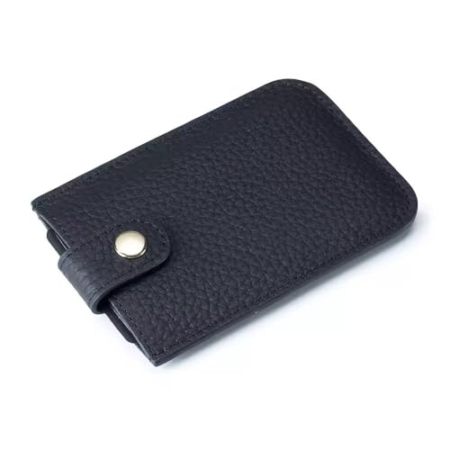 ONDIAN Kreditkartenetui Mini-Kartenetui aus Leder for Damen mit Diebstahlschutz für Frauen Männer (Farbe : Colour 1, Size : 7.5x10.5x0.3cm) von ONDIAN