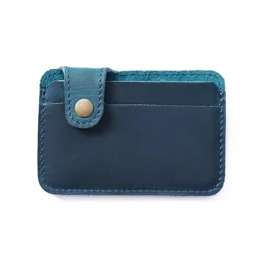 ONDIAN Kreditkartenetui Tragbarer Mini-Kartenhalter for Damen, einfacher Kartenhalter aus Leder für Frauen Männer (Farbe : Colour 3, Size : 100x70mm) von ONDIAN