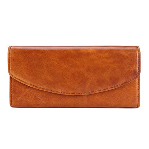 ONDIAN Lange Geldbörse Damen Damen Geldbörse RFID Multi-Card Lange Clutch Bag Geldbörse Damen Geldbörse (Farbe : B, Size : 10x19.5x3cm) von ONDIAN